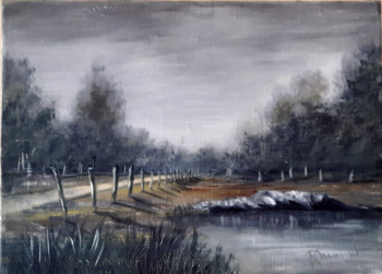 Obra contemporánea nombrada « Ballade dans mon imaginaire », Hecho por KARINE DUMONT