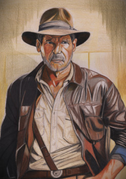 Obra contemporánea nombrada « Indiana Jones », Hecho por PIRDESSINS