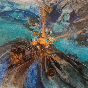 Obra contemporánea nombrada « Flor », Hecho por LISON