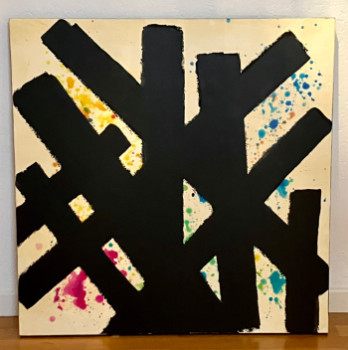 Obra contemporánea nombrada « Abstraction n°1 », Hecho por JFM