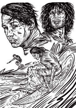 Obra contemporánea nombrada « Point break », Hecho por ERIC ERIC