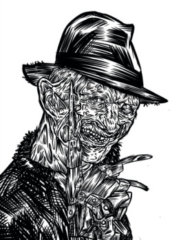 Obra contemporánea nombrada « Freddy », Hecho por ERIC ERIC