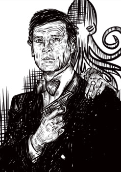 Obra contemporánea nombrada « James Bond 007 Roger Moore Octopussy », Hecho por ERIC ERIC