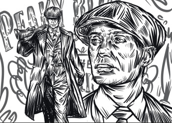 Obra contemporánea nombrada « Peaky blinder », Hecho por ERIC ERIC