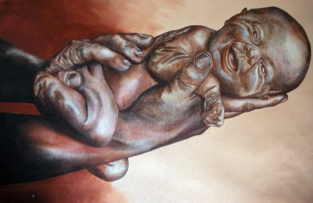 Obra contemporánea nombrada « Baby Love », Hecho por ERIC ERIC