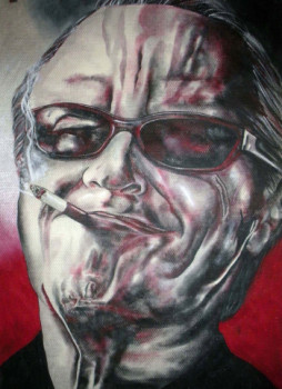 Obra contemporánea nombrada « Jack Nicholson », Hecho por ERIC ERIC