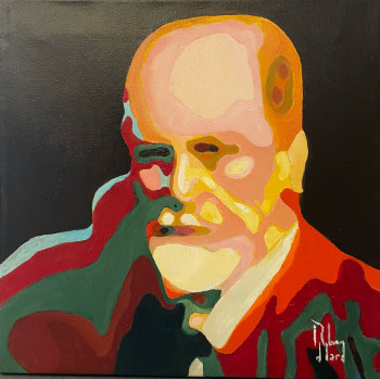 Obra contemporánea nombrada « Retrato de Sigmund freud », Hecho por ROMAN MANRIQUE DE LARA