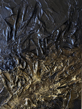 Obra contemporánea nombrada « Or texturé », Hecho por VANESSA GARCIA