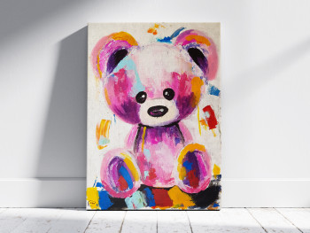 Obra contemporánea nombrada « Ted'ourson tout en couleur », Hecho por J.PEDRO