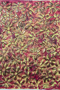 Obra contemporánea nombrada « Cosmic Flowers 4 », Hecho por TIPHANIE CANADA