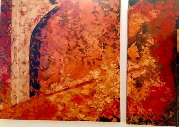 Obra contemporánea nombrada « Túnel de Otoño », Hecho por MARíA JOSé áLVAREZ GARCíA
