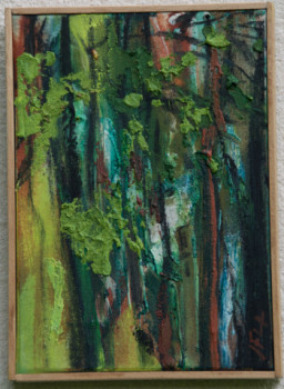 Obra contemporánea nombrada « Sous-bois (1) », Hecho por JEAN-FRANçOIS LESENFANS
