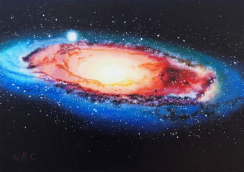 Obra contemporánea nombrada « 477 GALAXIA "SITE" », Hecho por NEUS BRUNET CAPDEVILA