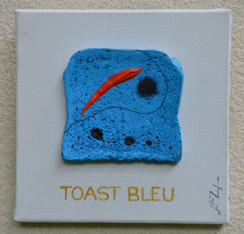 Obra contemporánea nombrada « Toast en hommage à Miro », Hecho por JEAN-FRANçOIS LESENFANS