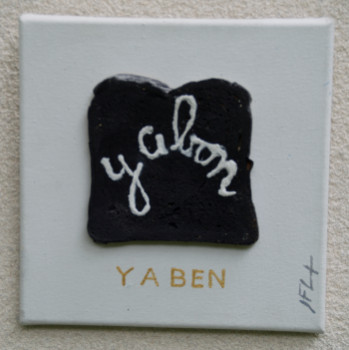 Obra contemporánea nombrada « Toast en hommage à Benjamin Vautier dit: BEN », Hecho por JEAN-FRANçOIS LESENFANS