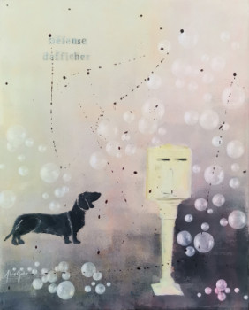 Obra contemporánea nombrada « Souvenirs d’enfance », Hecho por ALIE GATO