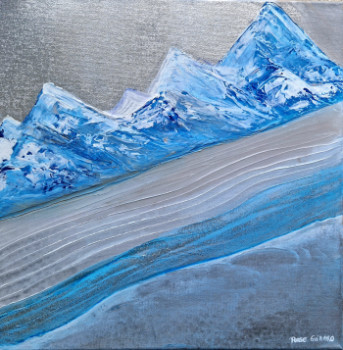 Obra contemporánea nombrada « Inclinaison glaciaire », Hecho por ROSE GUIHARD