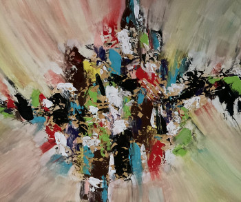Obra contemporánea nombrada « Etefe », Hecho por CHRISTIANE BERTAUD