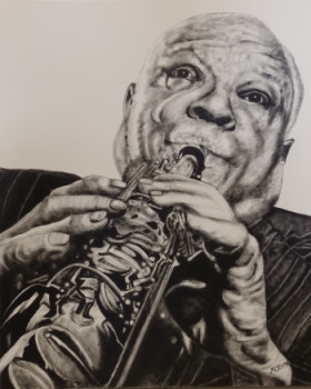 Obra contemporánea nombrada « Bechet », Hecho por MAURICE MOYNE