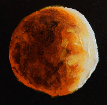 Obra contemporánea nombrada « Mond », Hecho por ABDELGHAFAR