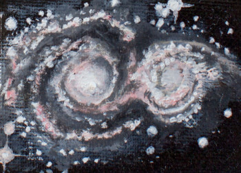 Obra contemporánea nombrada « Whirlpool Galaxie », Hecho por ABDELGHAFAR