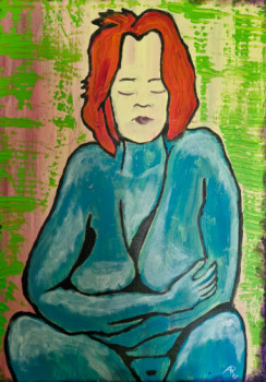 Obra contemporánea nombrada « Vierge aquatique », Hecho por LORNA