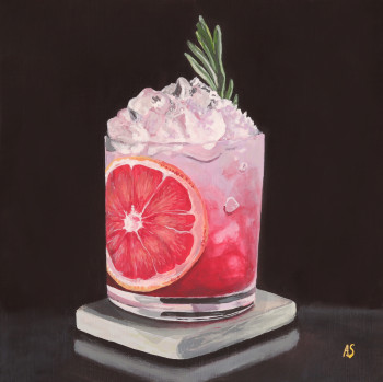Obra contemporánea nombrada « Instagrammable, The Cocktail Series, F », Hecho por ASUPERNOVA STUDIO