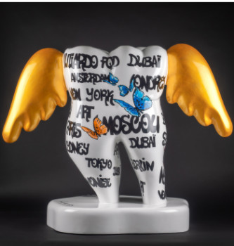 Obra contemporánea nombrada « Ange du voyage », Hecho por MULIARDO FQD