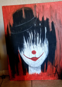 Obra contemporánea nombrada « Le clown », Hecho por SPIRITSOUL
