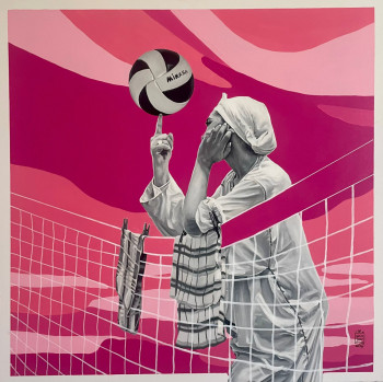 Obra contemporánea nombrada « Volley », Hecho por QUICK PEN