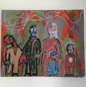 Obra contemporánea nombrada « Nous sommes en paix maintenant », Hecho por AGUILARTS