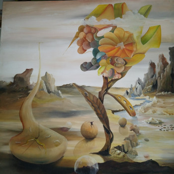 Obra contemporánea nombrada « "Zeit der Erwartung" », Hecho por WALTER MCSEACREEK