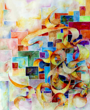 Obra contemporánea nombrada « Imbroglio », Hecho por JJOURDAN