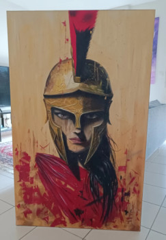 Obra contemporánea nombrada « Spartiate », Hecho por CYRILLE RIMBAUD