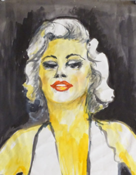 Obra contemporánea nombrada « Marilyn Monroe: Zeitlose Ikone im Glanz », Hecho por HORST LUDWIG  "ALKUHL"