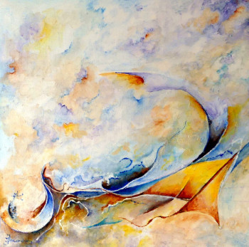 Obra contemporánea nombrada « Vaguement », Hecho por JJOURDAN
