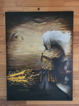 Obra contemporánea nombrada « Dark Souls III The Nameless King », Hecho por CHOPEUH