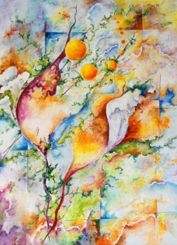 Obra contemporánea nombrada « Envole moi », Hecho por JJOURDAN