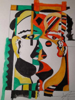 Obra contemporánea nombrada « DOUBLE-EFFETS », Hecho por LOUIS LERAY