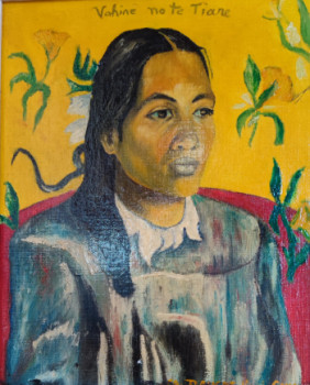 Obra contemporánea nombrada « "Les femmes de Gauguin, III" », Hecho por MARC DANCRE