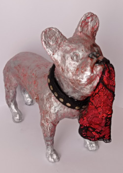 Obra contemporánea nombrada « Bouledogue français », Hecho por FRéDéRIC TOSTAIN