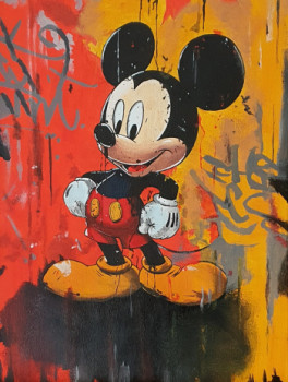 Obra contemporánea nombrada « mickey », Hecho por CREATIVELINE