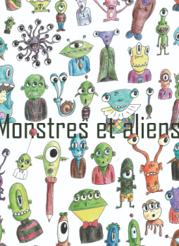 Obra contemporánea nombrada « Monstres et Aliens », Hecho por ALIéNOR MATON