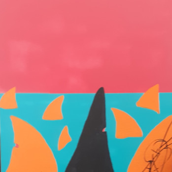 Obra contemporánea nombrada « La chasse », Hecho por DYLAKS