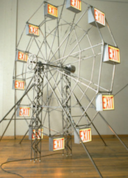 Obra contemporánea nombrada « Exit  Ferris Wheel », Hecho por GWEN GéRARD