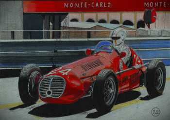 Obra contemporánea nombrada « Le Grand Prix historique de Monaco », Hecho por PIRDESSINS