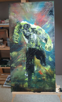 Obra contemporánea nombrada « Hulk », Hecho por GAEL BOITIAUX