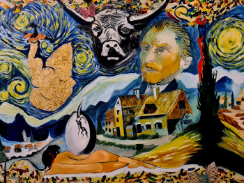 Obra contemporánea nombrada « Vincent For Evers », Hecho por VINCENT