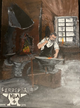 Obra contemporánea nombrada « Ferreria desde 1858 (vendido) », Hecho por ANTONIO CERON