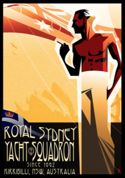 Obra contemporánea nombrada « Royal Sydney yacht squadron », Hecho por JéRôME PRADET
